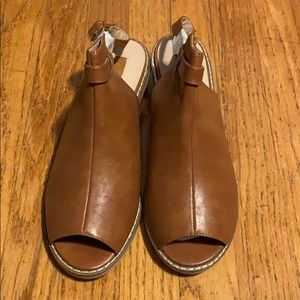 TopShop Barton Mid Heel - Tan sz 8.5 (eur 39)